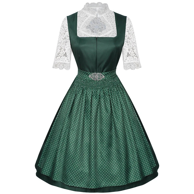 Traditionelles Bayerisches Dirndl Kleid für Damen | Vintage