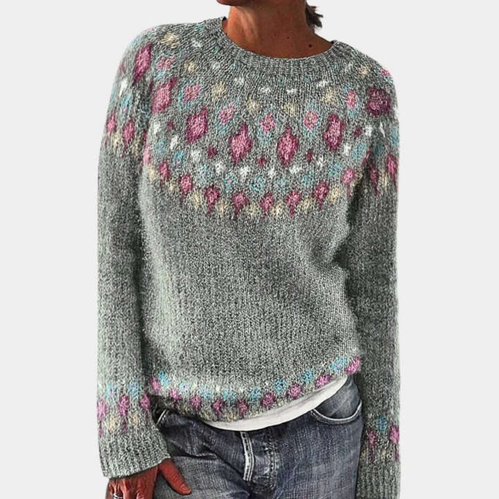 Gemütlicher Strickpullover für Damen | Warme