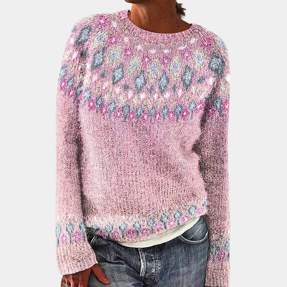 Gemütlicher Strickpullover für Damen | Warme