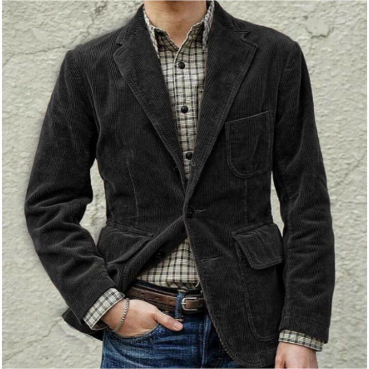 Cordjacke Mit Vordertaschen Für Herren | Winter