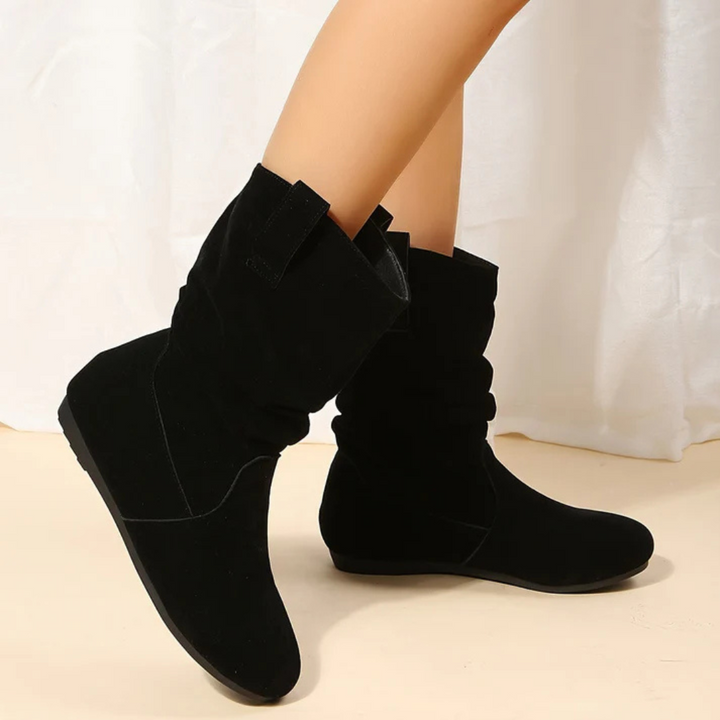 Flache Schlupfstiefeletten Für Damen | Bequem