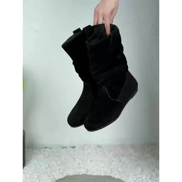 Flache Schlupfstiefeletten Für Damen | Bequem