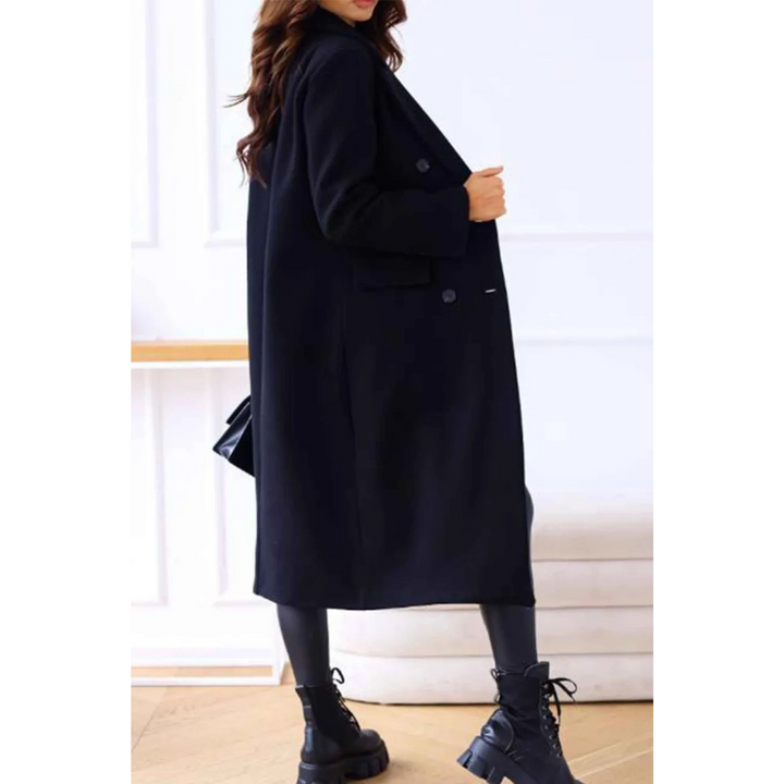 Idunal | Damen Elegante Mantel | Lange
