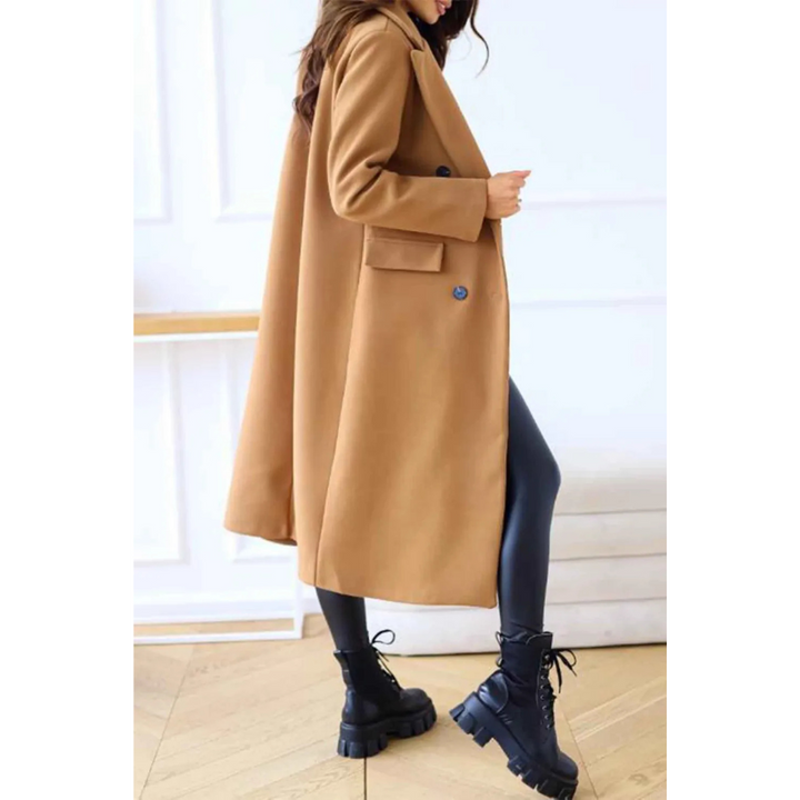Idunal | Damen Elegante Mantel | Lange