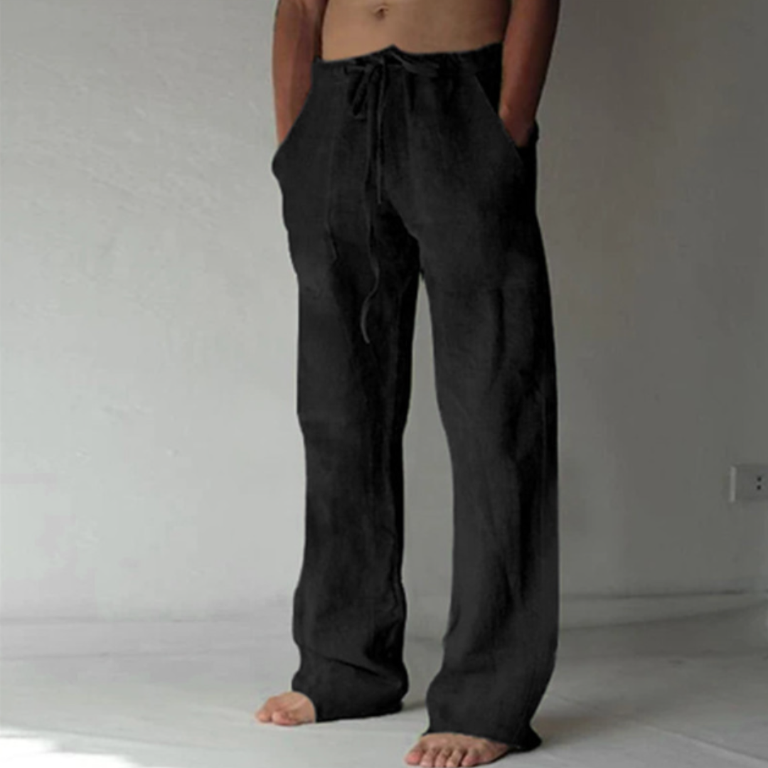 Leinenhose Mit Kordelzug Für Herren | Sommer
