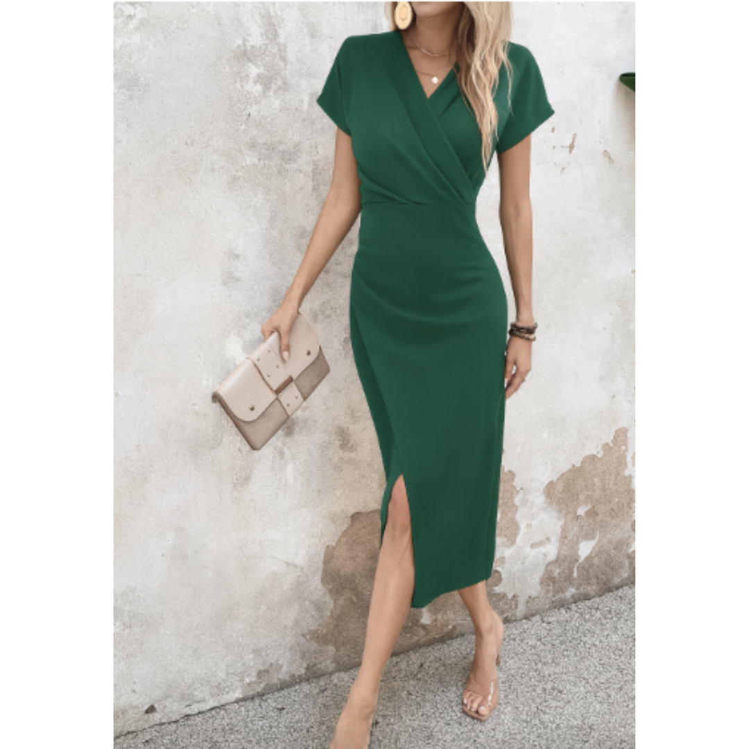 Damen Wickelkleid Für Den Sommer | Midi