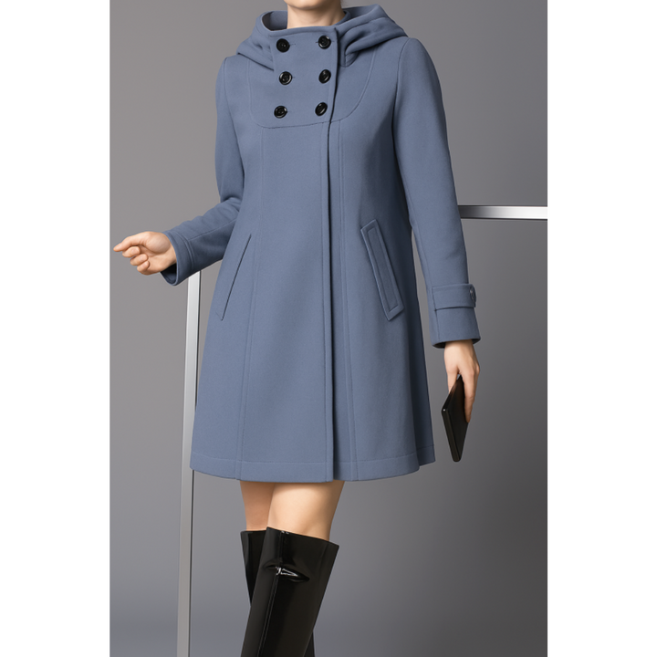 Jaylinn | Damen Elegante Kapuze Mantel | Winter