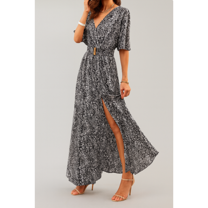 Sommerkleid Mit Wickelausschnitt Für Damen | Maxi