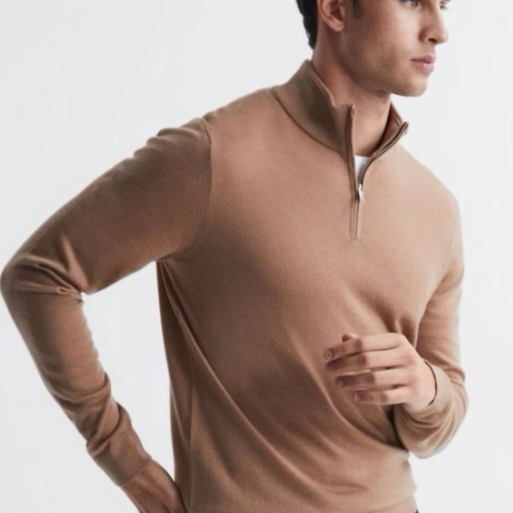 Pullover Mit Halbem Reißverschluss Für Herren | Warm