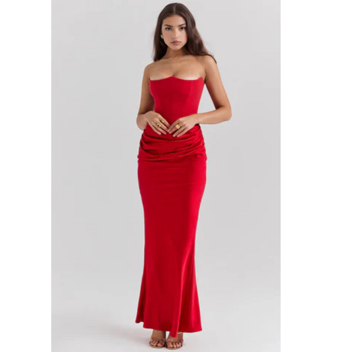 Elegantes Maxikleid Für Formelle Hochzeitsgäste