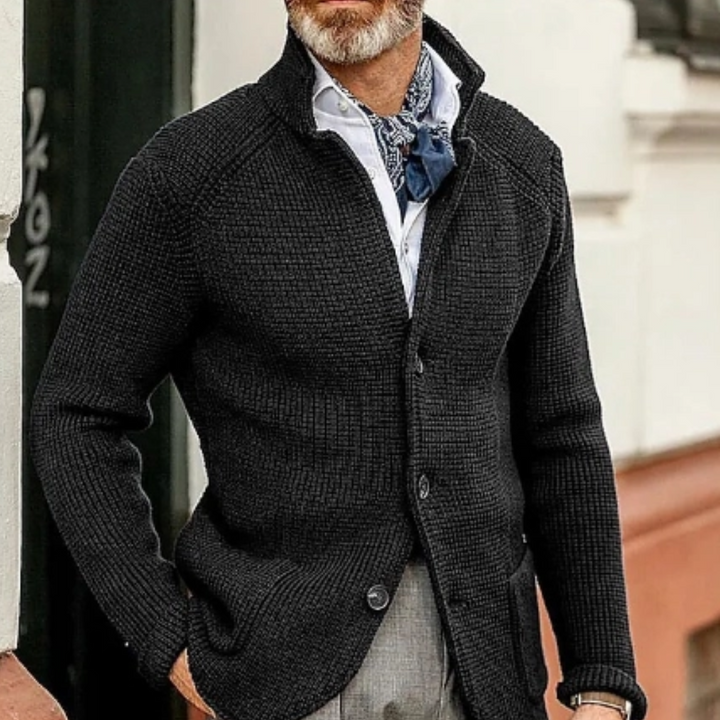Warme Strickjacke Für Herren | Button Down