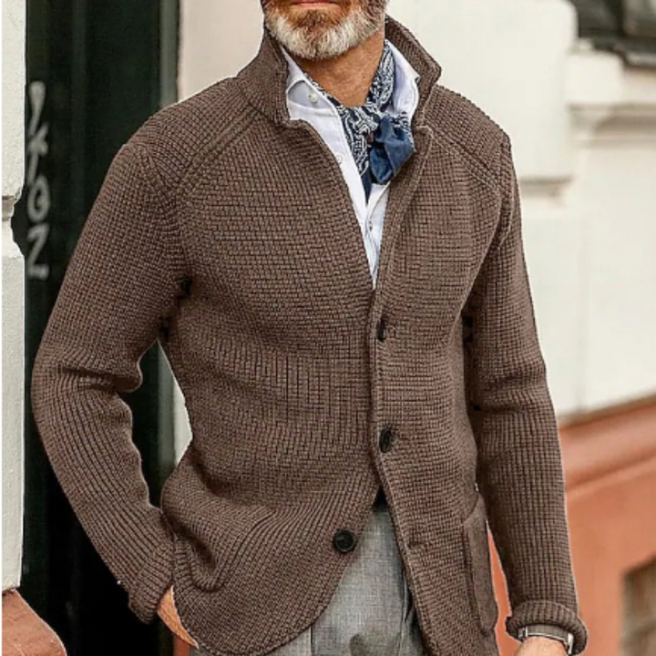 Warme Strickjacke Für Herren | Button Down