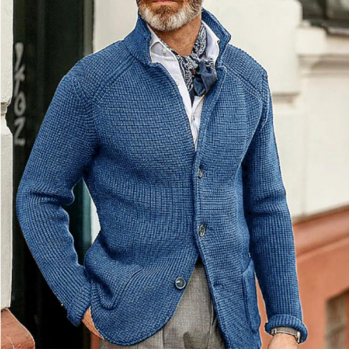 Warme Strickjacke Für Herren | Button Down