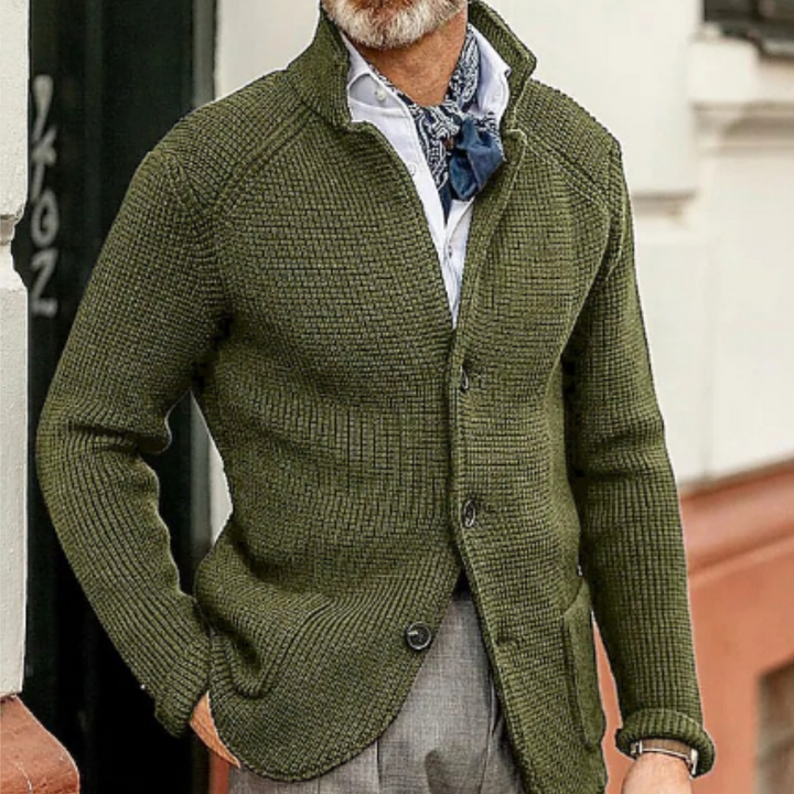 Warme Strickjacke Für Herren | Button Down