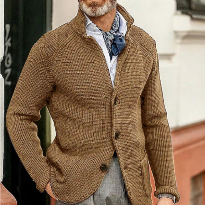 Warme Strickjacke Für Herren | Button Down