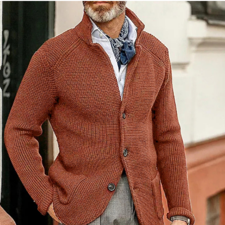 Warme Strickjacke Für Herren | Button Down