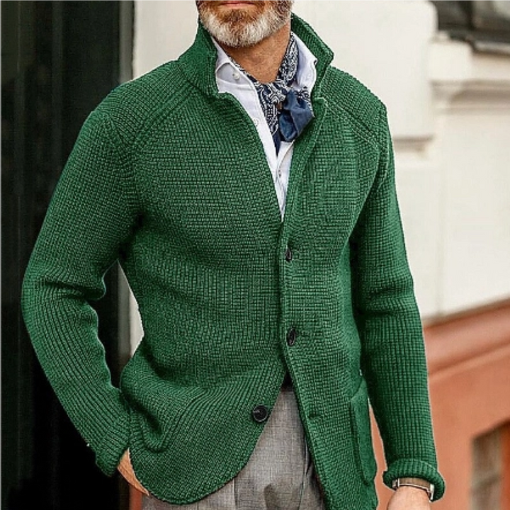Warme Strickjacke Für Herren | Button Down