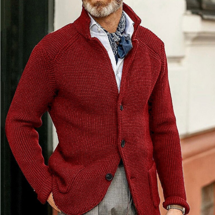 Warme Strickjacke Für Herren | Button Down