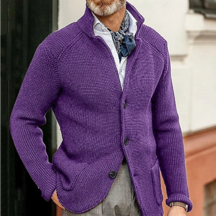 Warme Strickjacke Für Herren | Button Down