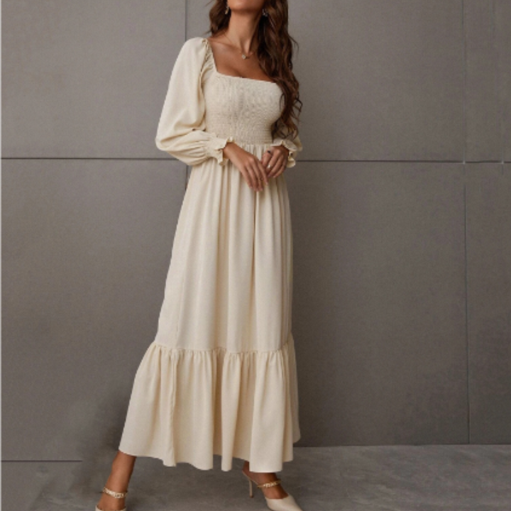 Hermina | Damen Kleid mit langen Ärmeln