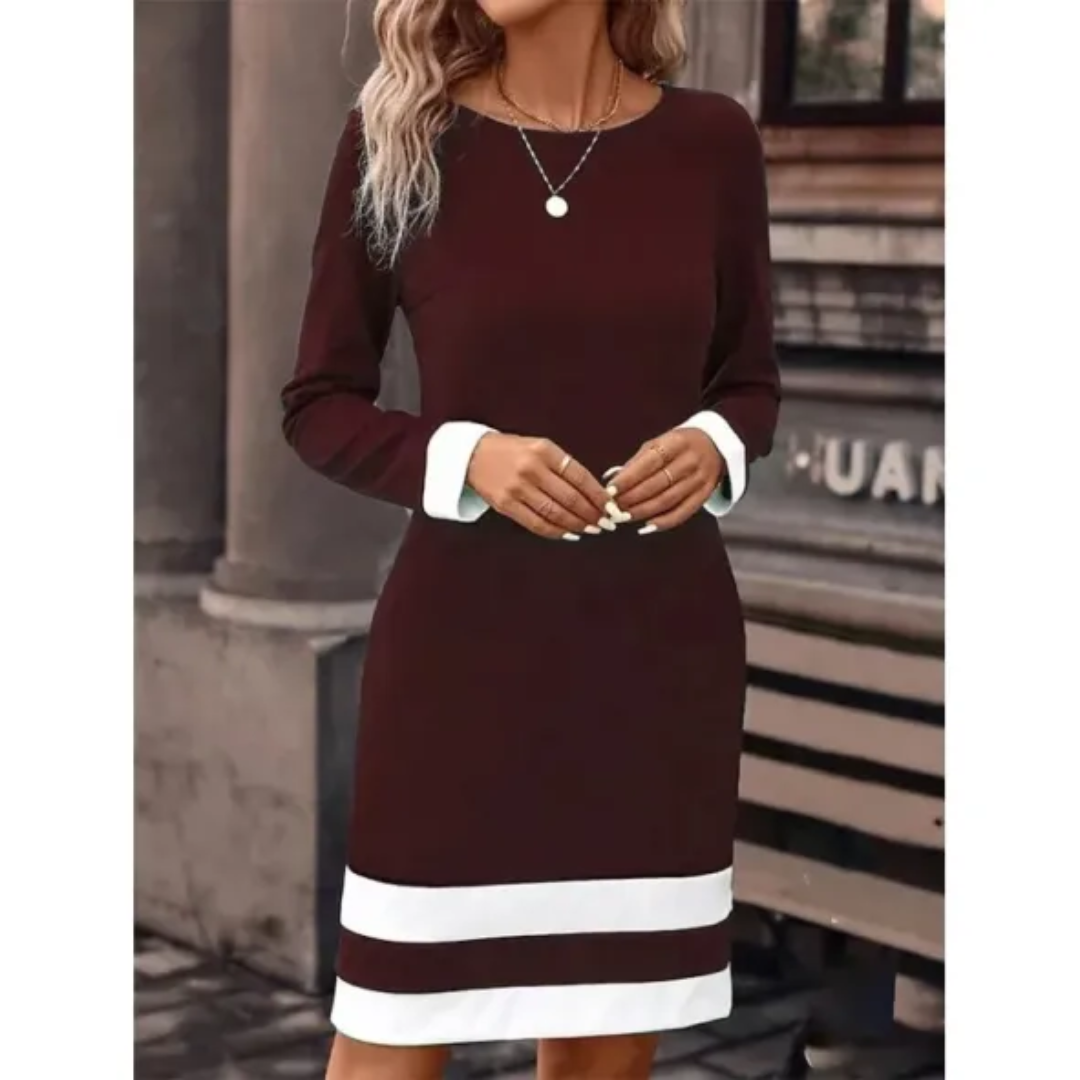 Hild | Lässiges Kleid mit Rundhalsausschnitt für Damen