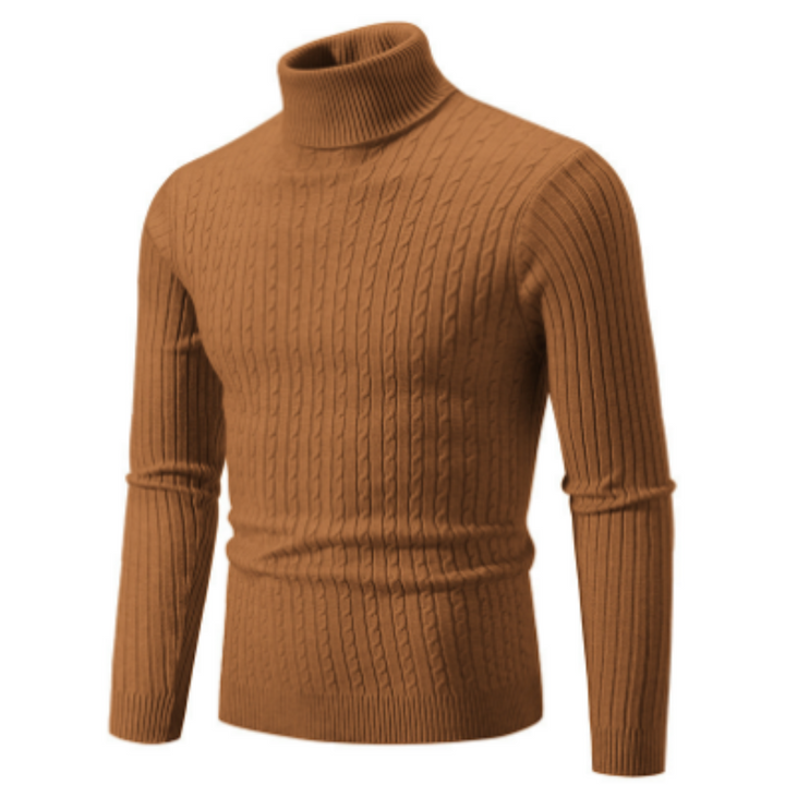Dagmaro | Herren Winter Strick Rollkragen Pullover | Warme