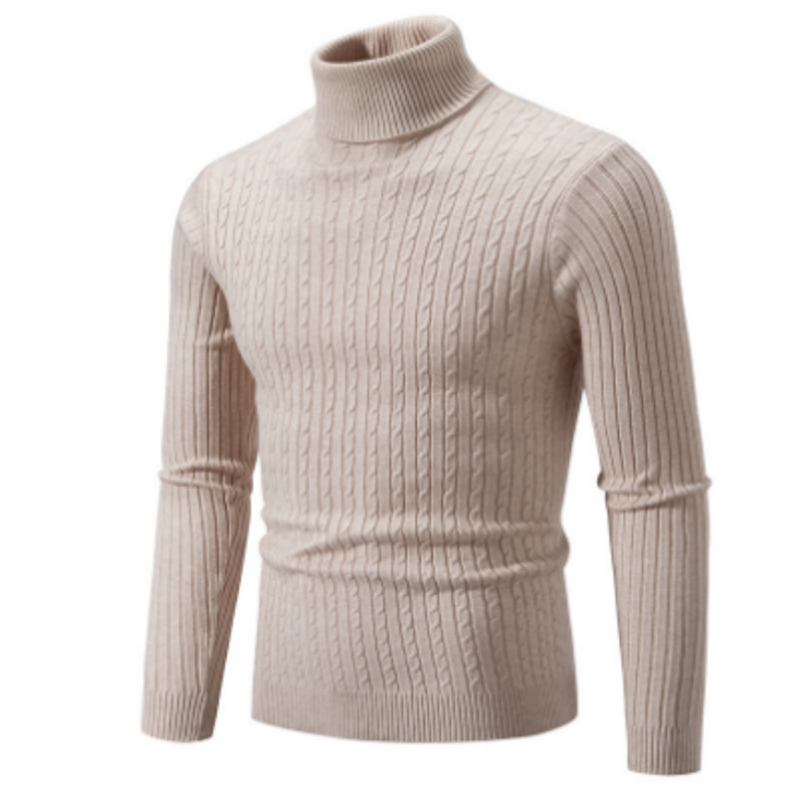 Dagmaro | Herren Winter Strick Rollkragen Pullover | Warme