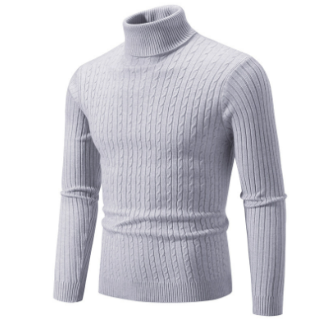 Dagmaro | Herren Winter Strick Rollkragen Pullover | Warme