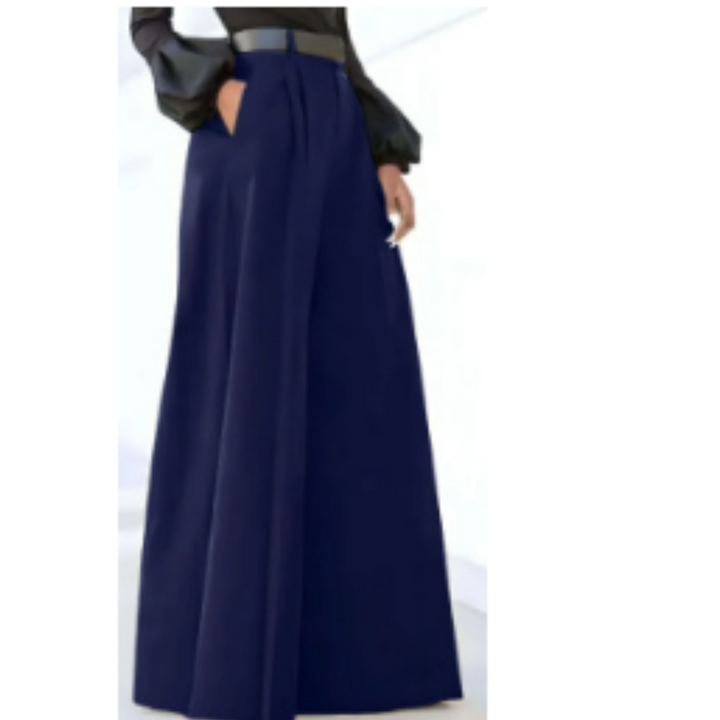 Damenhose Mit Hoher Taille | Weites Bein