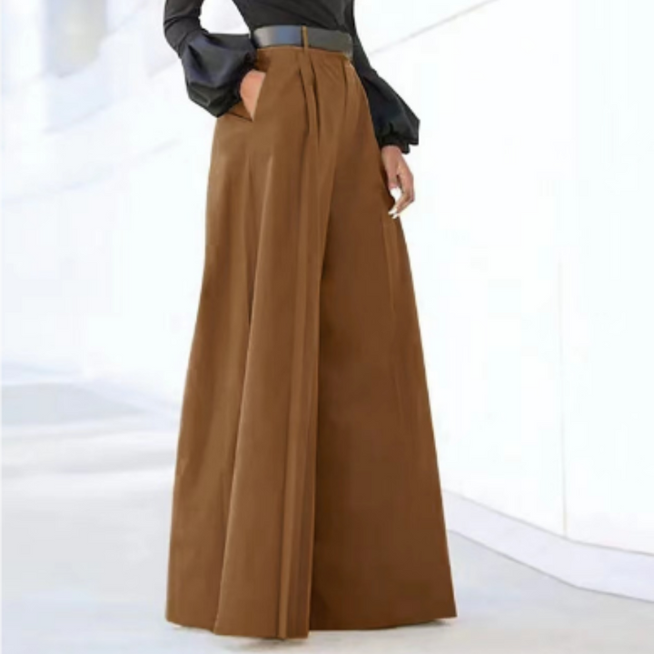 Damenhose Mit Hoher Taille | Weites Bein