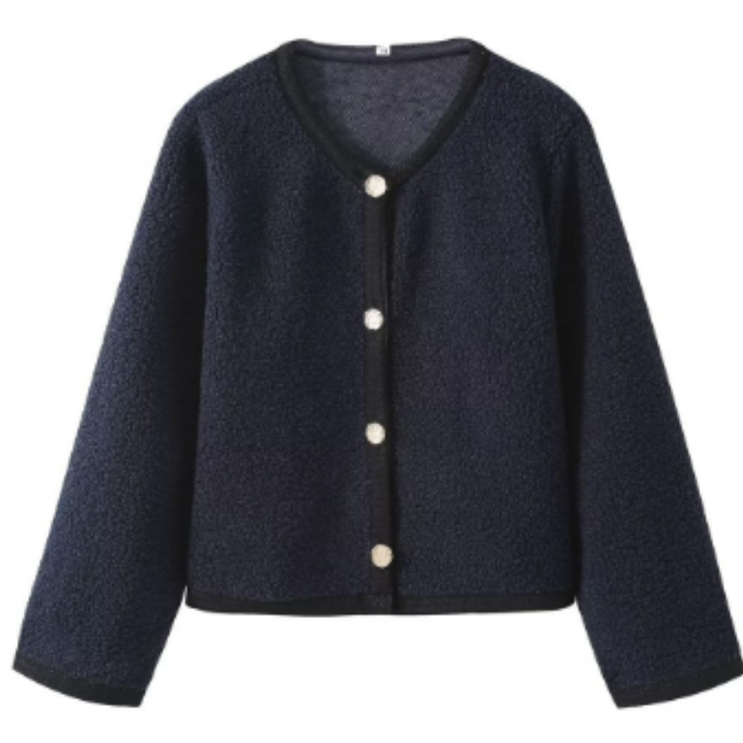 Leichte Warme Damen-Strickjacke | Langarm