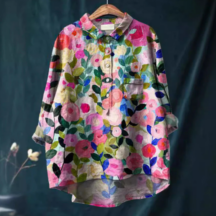 Bertan | Damen Bluse mit Blumendruck
