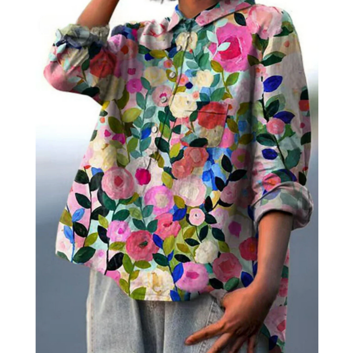 Bertan | Damen Bluse mit Blumendruck