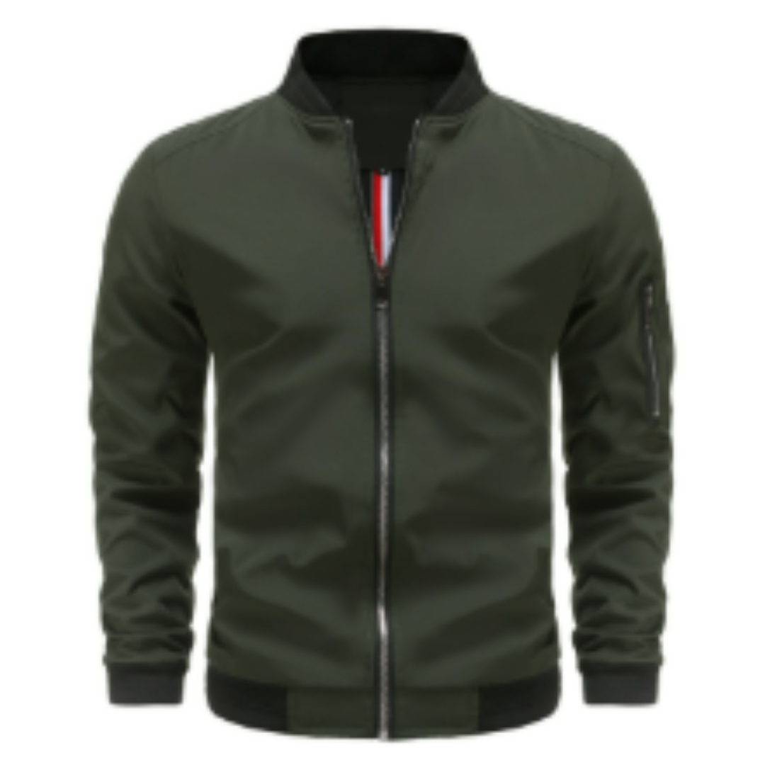 Bomberjacke Mit Reißverschluss Für Herren | Klassisch