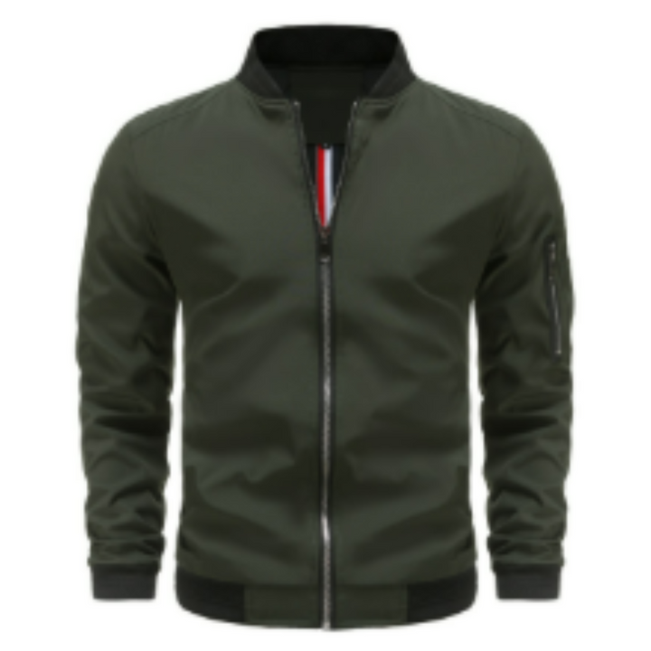 Bomberjacke Mit Reißverschluss Für Herren | Klassisch