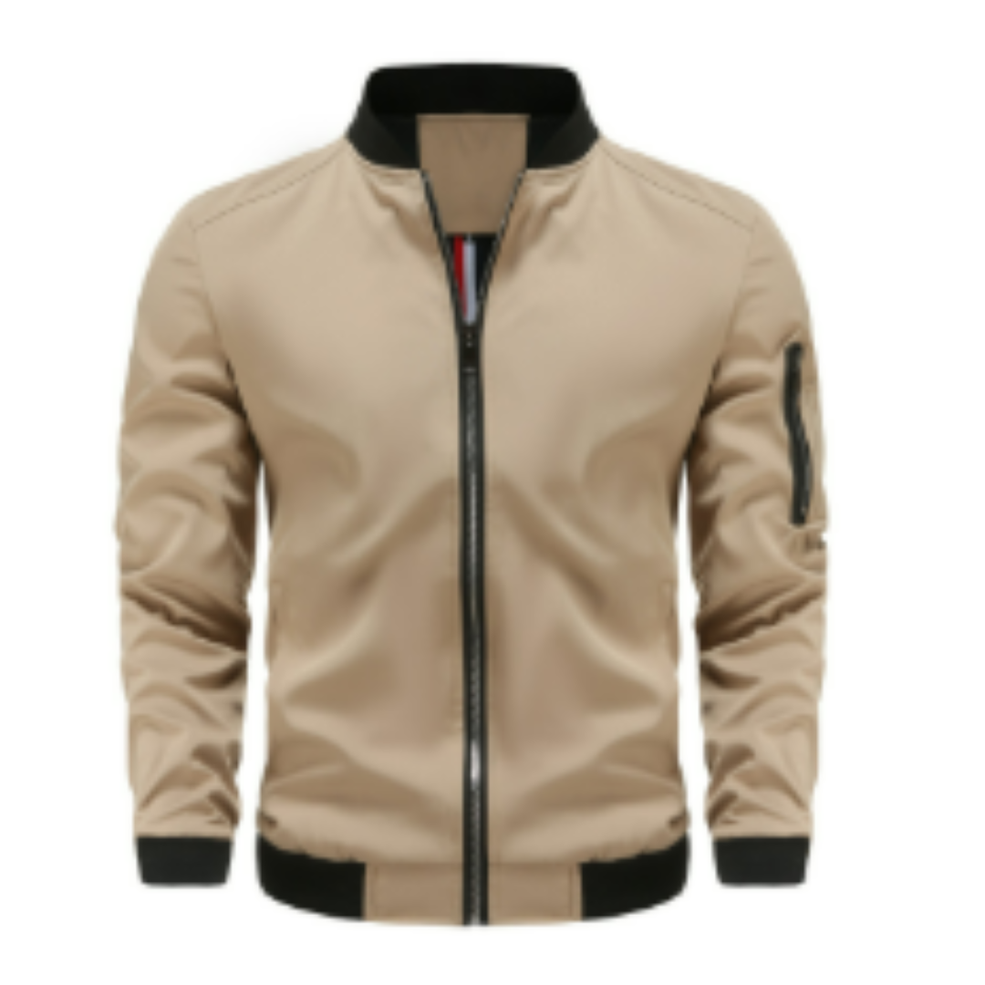 Bomberjacke Mit Reißverschluss Für Herren | Klassisch