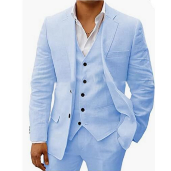 Herren Sommer Hochzeitsgast Anzug | Dreiteiliges
