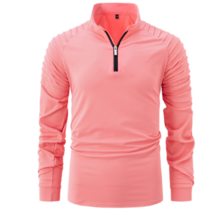 Langärmliger Pullover Mit Halbem Reißverschluss Für Herren | Warm