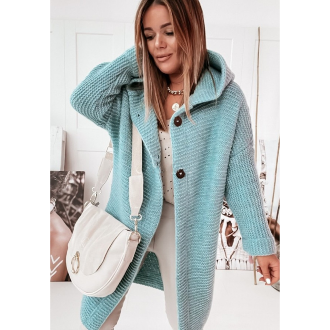 Gemütlich Cardigan für Damen | Mit Kapuze