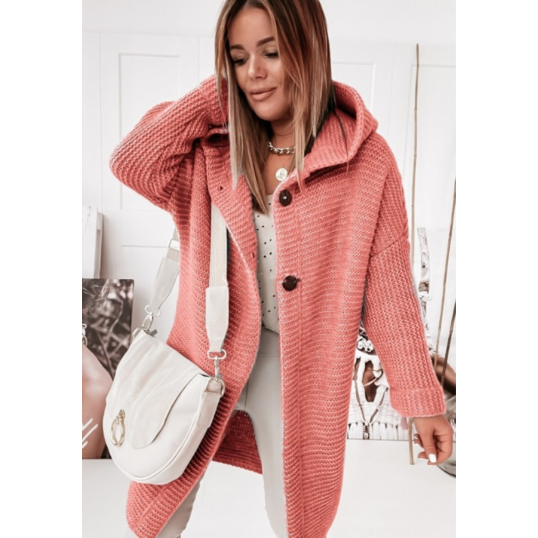 Gemütlich Cardigan für Damen | Mit Kapuze