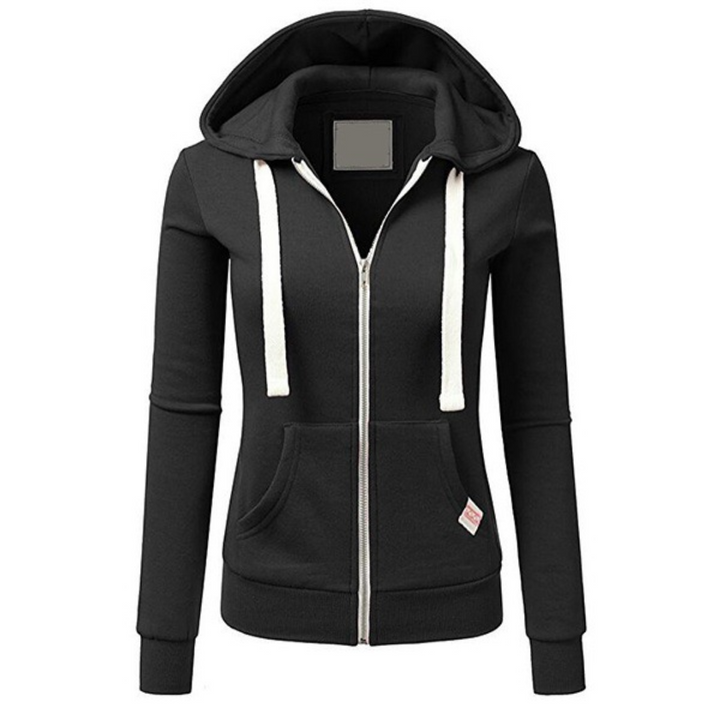 Damen-Kapuzenpullover mit Reißverschluss und Kapuze | Winter