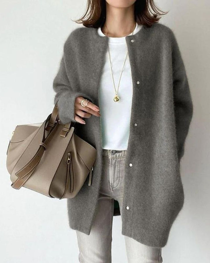 Damen Winter Chic Strickjacke | Warm