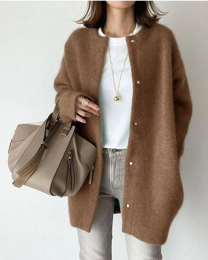 Damen Winter Chic Strickjacke | Warm