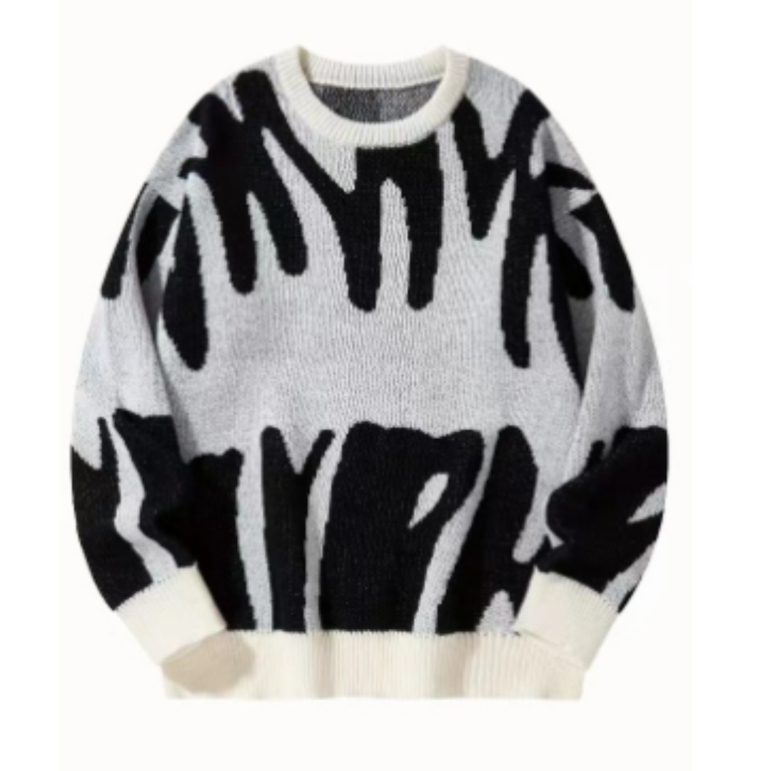 Elijoh | Herren Lässiger Weicher Strick Pullover | Warme