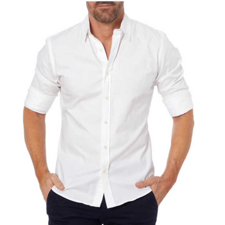 Tailliertes Button Down Hemd Für Herren | Formal