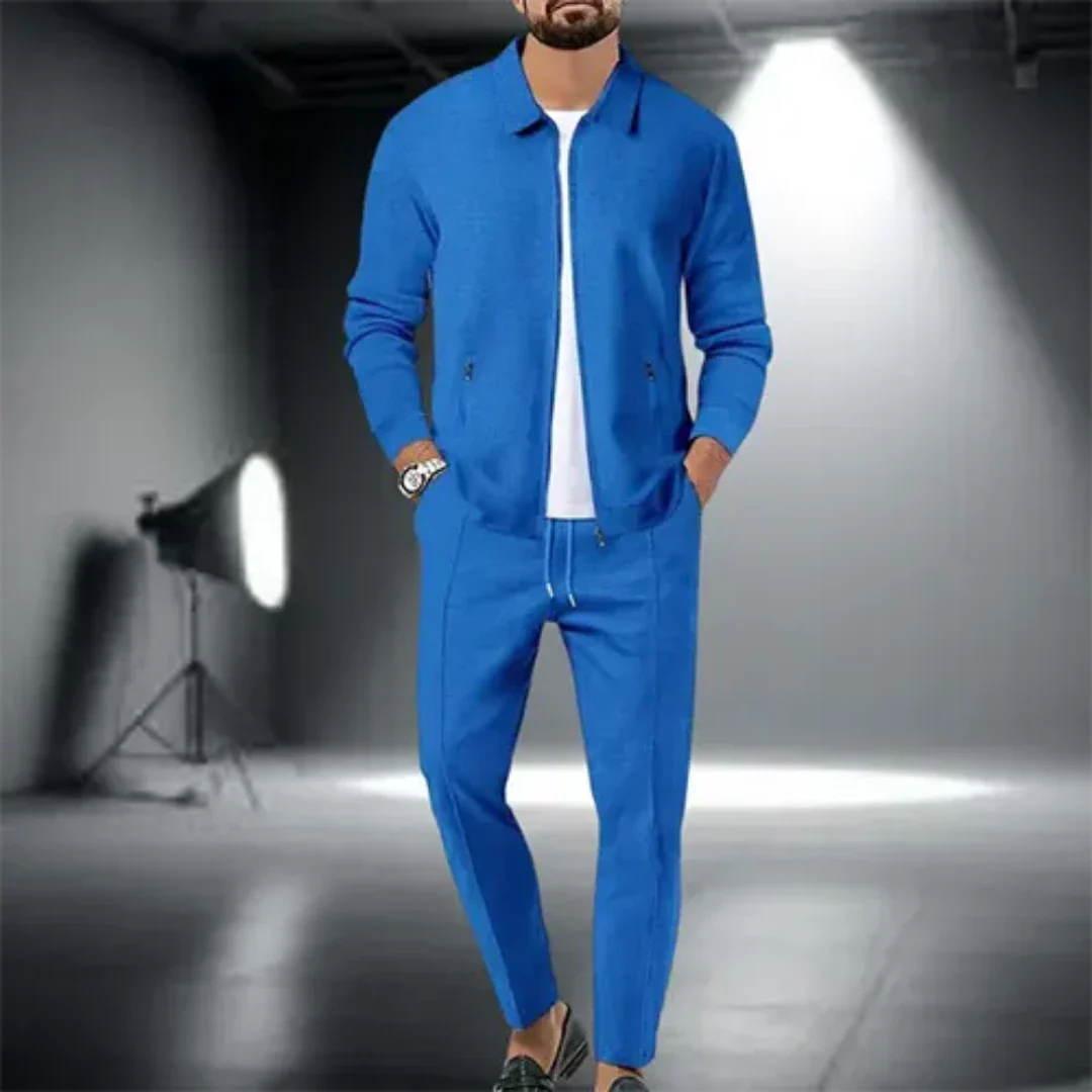 Gerrit | Herren Langarm Hemd und Hose Satz | Zweiteilig