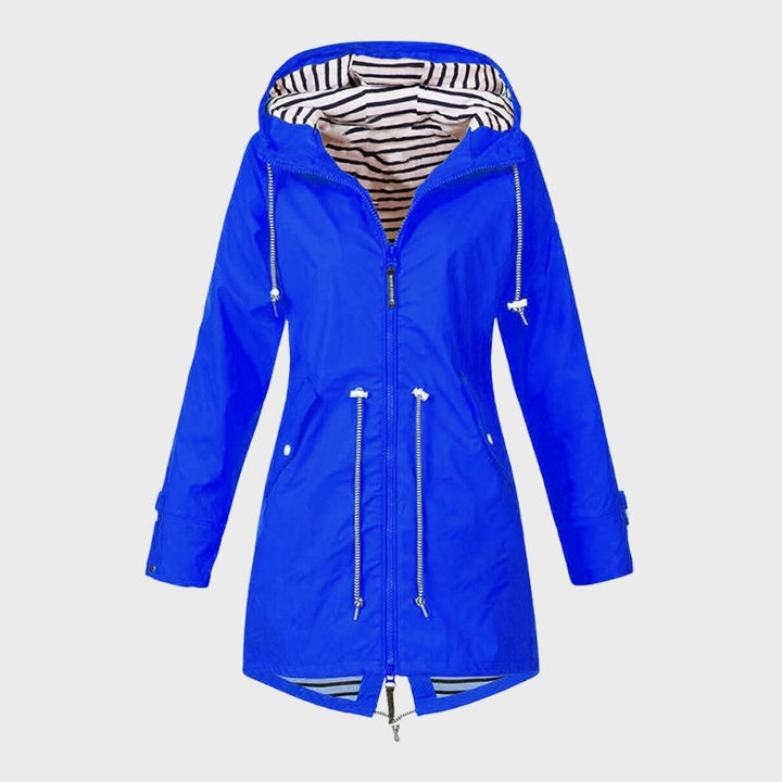 Damen Kapuze Regenjacke | Lange
