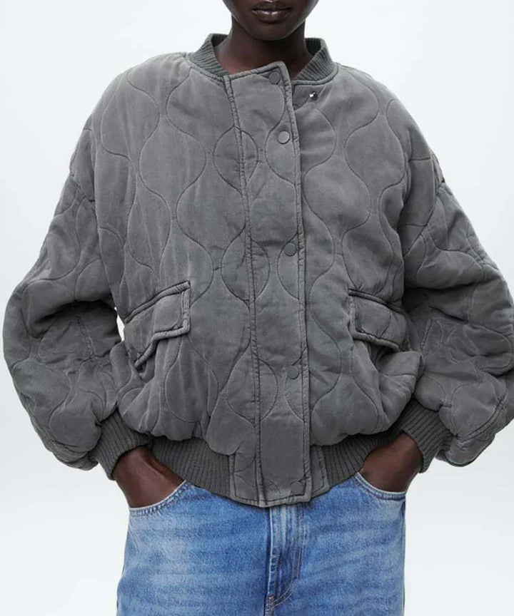 Damen Winter Steppjacke | Locker Geschnittene