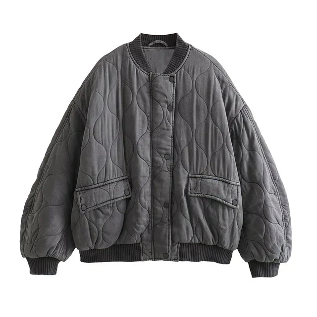 Damen Winter Steppjacke | Locker Geschnittene