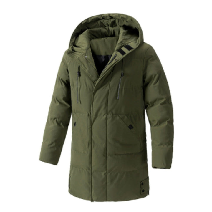 Herren Multi-Taschen Isolierter Kapuzen Jacke | Winter